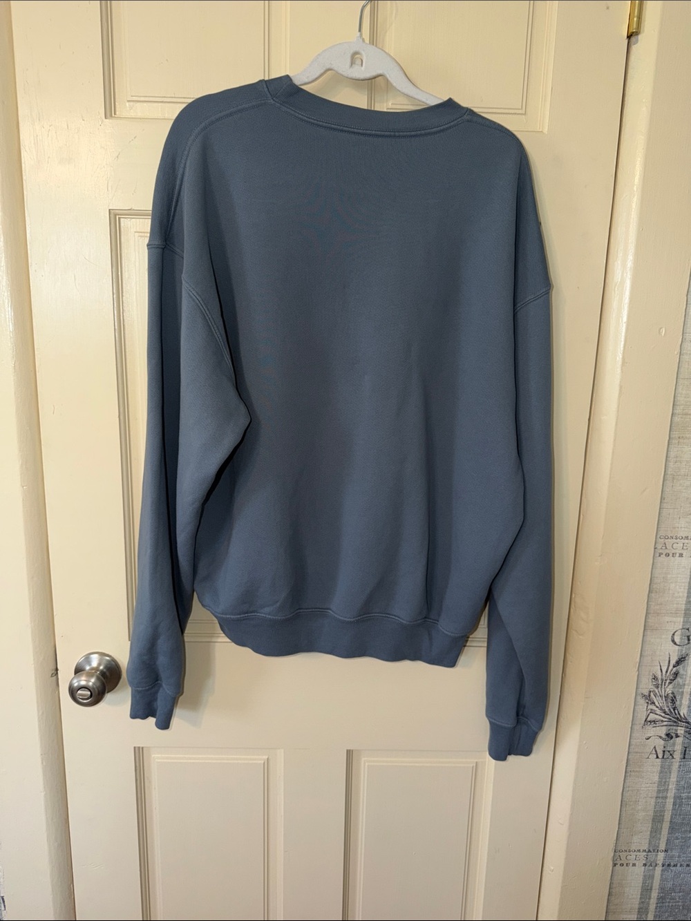 SET Active Womens Crewneck Sweatshirt in Slate Blue - Picture 6 of 6